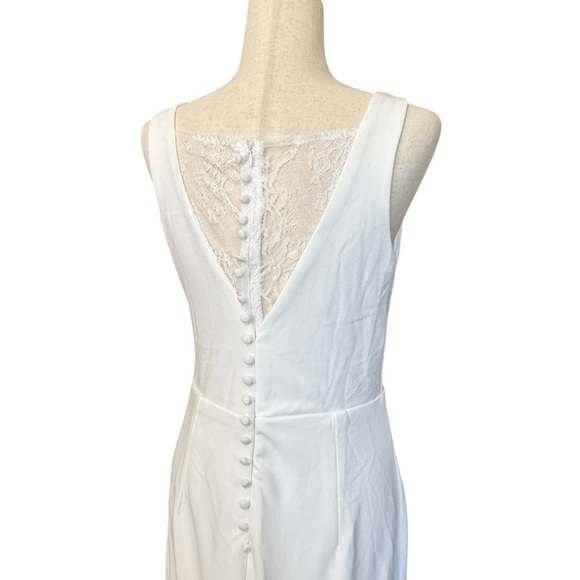 NEW Lulus Long-Lasting Love Ivory Lace V-Neck Mermaid Dress #1580 - Picture 6 of 8